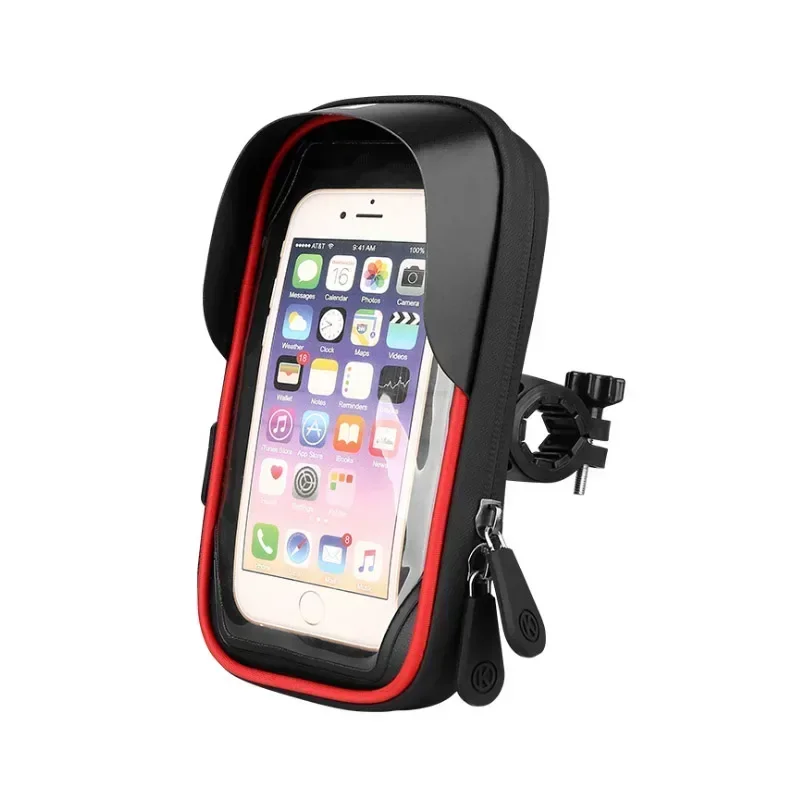 6.4 inch Waterproof Bicycle Phone Holder Stand Motorcycle Handlebar Mount Bag Cases Universal Bike Scooter Cell Phone Bracket
6.4 inch Waterproof Bicycle Phone Holder Stand Motorcycle Handlebar Mount Bag Cases Universal Bike Scooter Cell Phone Bracket