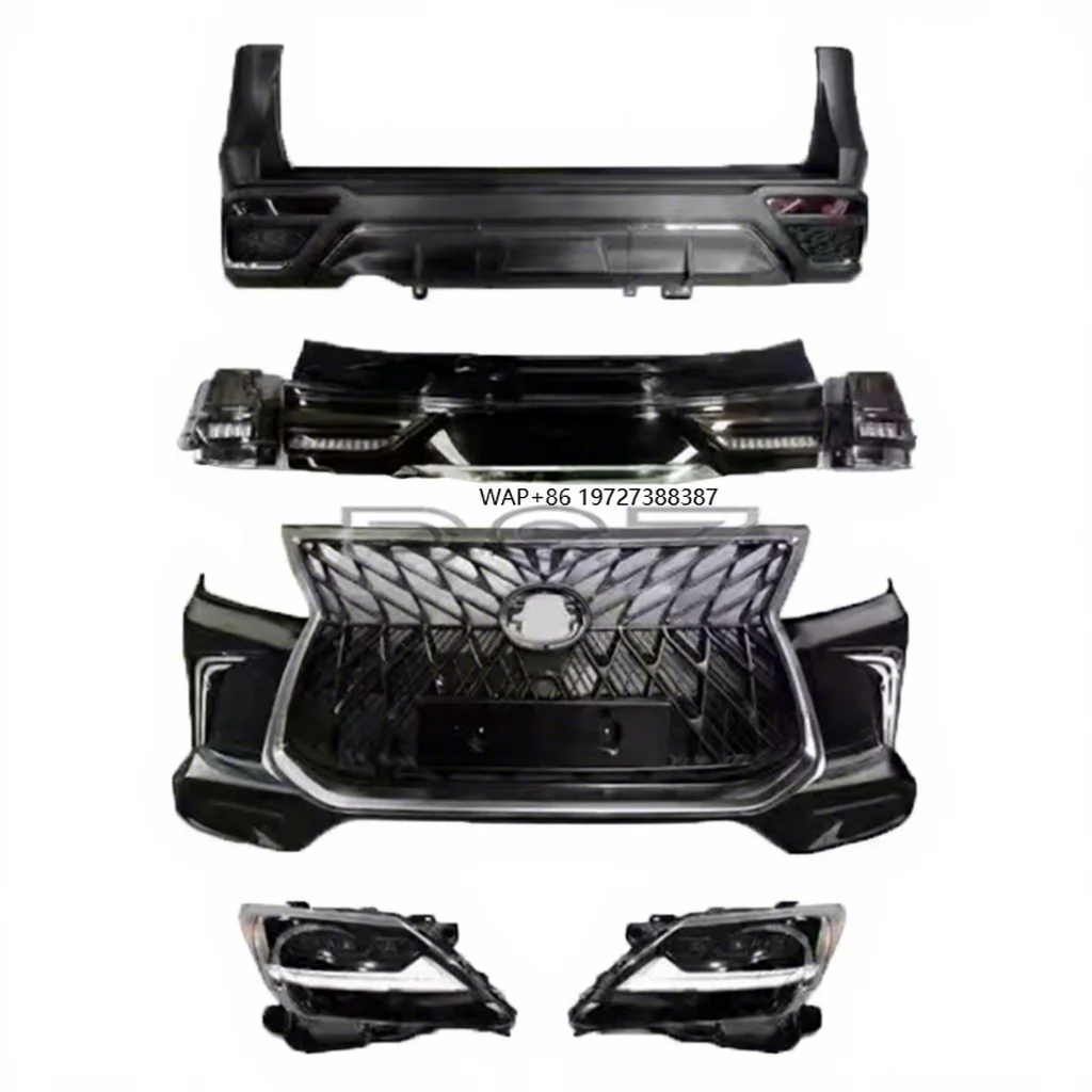 Body Kit for 2008 2012 2015 LX570 Upgrade 2018 LX Super Sport Grille Bumper Led Headlamp Fog Lamp Tail Light
Body Kit for 2008 2012 2015 LX570 Upgrade 2018 LX Super Sport Grille Bumper Led Headlamp Fog Lamp Tail Light