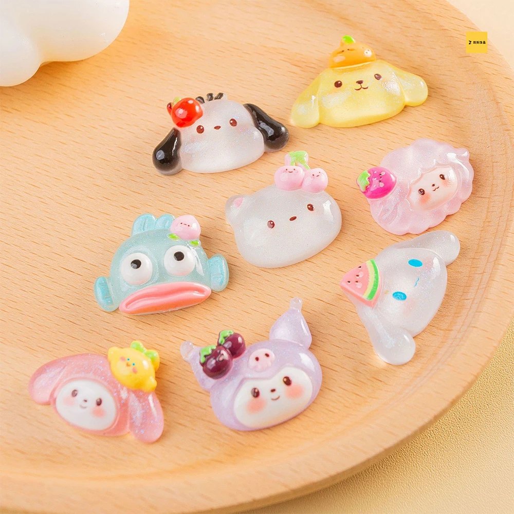 10Pcs/set DIY Resin Accessories Kawaii Sanrio Jewelry Pochacco Kuromi Phone Case Shoe Buckle Decoration Hairpin Headband Gifts
10Pcs/set DIY Resin Accessories Kawaii Sanrio Jewelry Pochacco Kuromi Phone Case Shoe Buckle Decoration Hairpin Headband Gifts