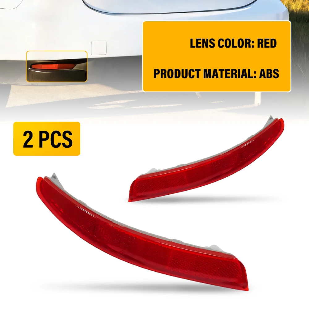2 шт. левый + правый боковой задний бампер автомобиля, отражатель, задний фонарь, красная линза, подходит для Nissan Almera 2012-2019, сигнальные огни, сигнальные лампы
2 шт. левый + правый боковой задний бампер автомобиля, отражатель, задний фонарь, красная линза, подходит для Nissan Almera 2012-2019, сигнальные огни, сигнальные лампы