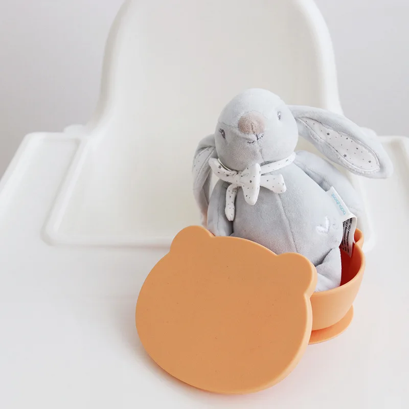 Children's Silicone Bear Tableware Bowl Cover Baby Feeding Complementary Food Bowl Anti Drop Silicone Bear Tableware
Children's Silicone Bear Tableware Bowl Cover Baby Feeding Complementary Food Bowl Anti Drop Silicone Bear Tableware