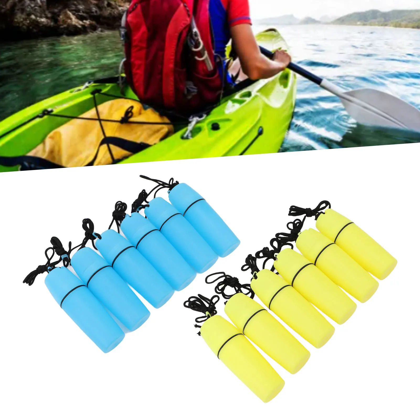 6PCS Kayak Container Bottles ABS Waterproof Portable Kayak Sealed Bottle Dry Canister with Hook Rope for Diving Snorkeling Surf
6PCS Kayak Container Bottles ABS Waterproof Portable Kayak Sealed Bottle Dry Canister with Hook Rope for Diving Snorkeling Surf