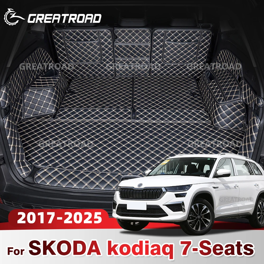 GREATROAD For SKODA kodiaq 7 seats 2017-2025 Auto Full Coverage Trunk Mat Car Protective Pad Cargo Liner Interior Accessories
GREATROAD For SKODA kodiaq 7 seats 2017-2025 Auto Full Coverage Trunk Mat Car Protective Pad Cargo Liner Interior Accessories