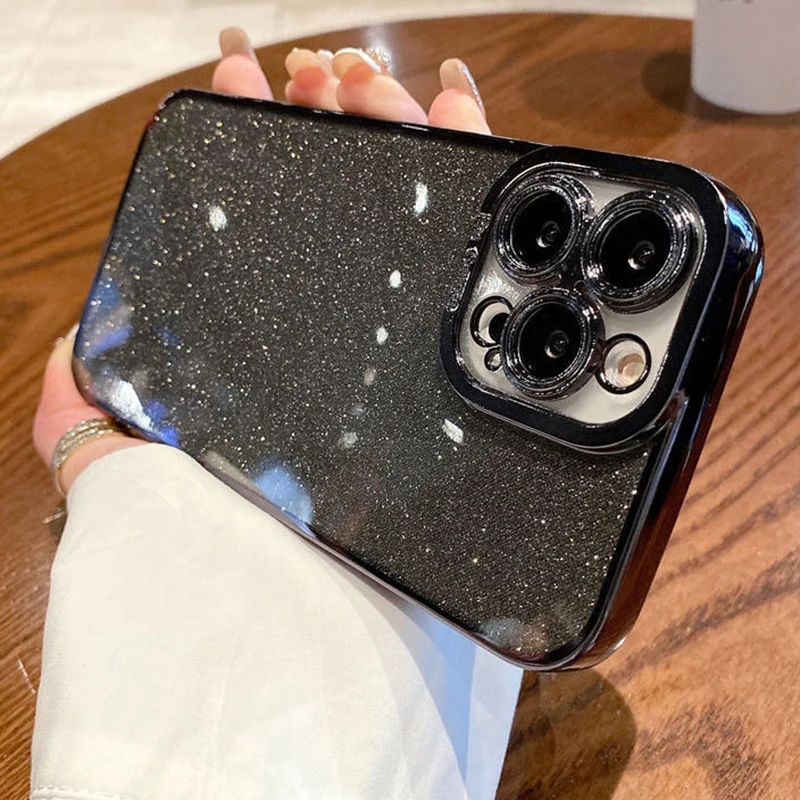 Luxury Plating Glitter Silicone Phone Case For iPhone 16 15 14 13 12 11 Pro XS Max SE Plus Ultra-thin Electroplated Soft Cover
Luxury Plating Glitter Silicone Phone Case For iPhone 16 15 14 13 12 11 Pro XS Max SE Plus Ultra-thin Electroplated Soft Cover