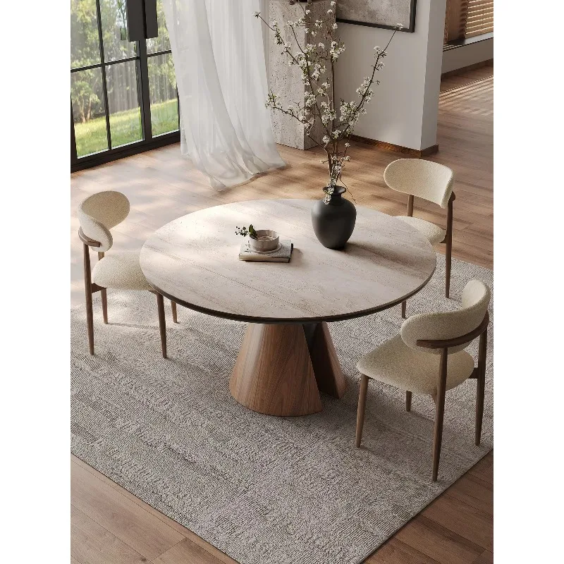 CC182 Rock slab dining table variable household simple solid wood square and round dual-purpose folding dining table and chairs
CC182 Rock slab dining table variable household simple solid wood square and round dual-purpose folding dining table and chairs