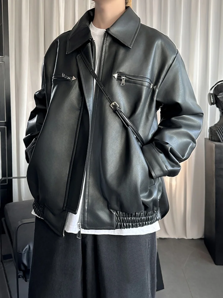 American Retro PU Leather Jaet Men's Casual Sli Spring Motorcycle Clothes High-End ape oulder Pad Jaet
American Retro PU Leather Jaet Men's Casual Sli Spring Motorcycle Clothes High-End ape oulder Pad Jaet