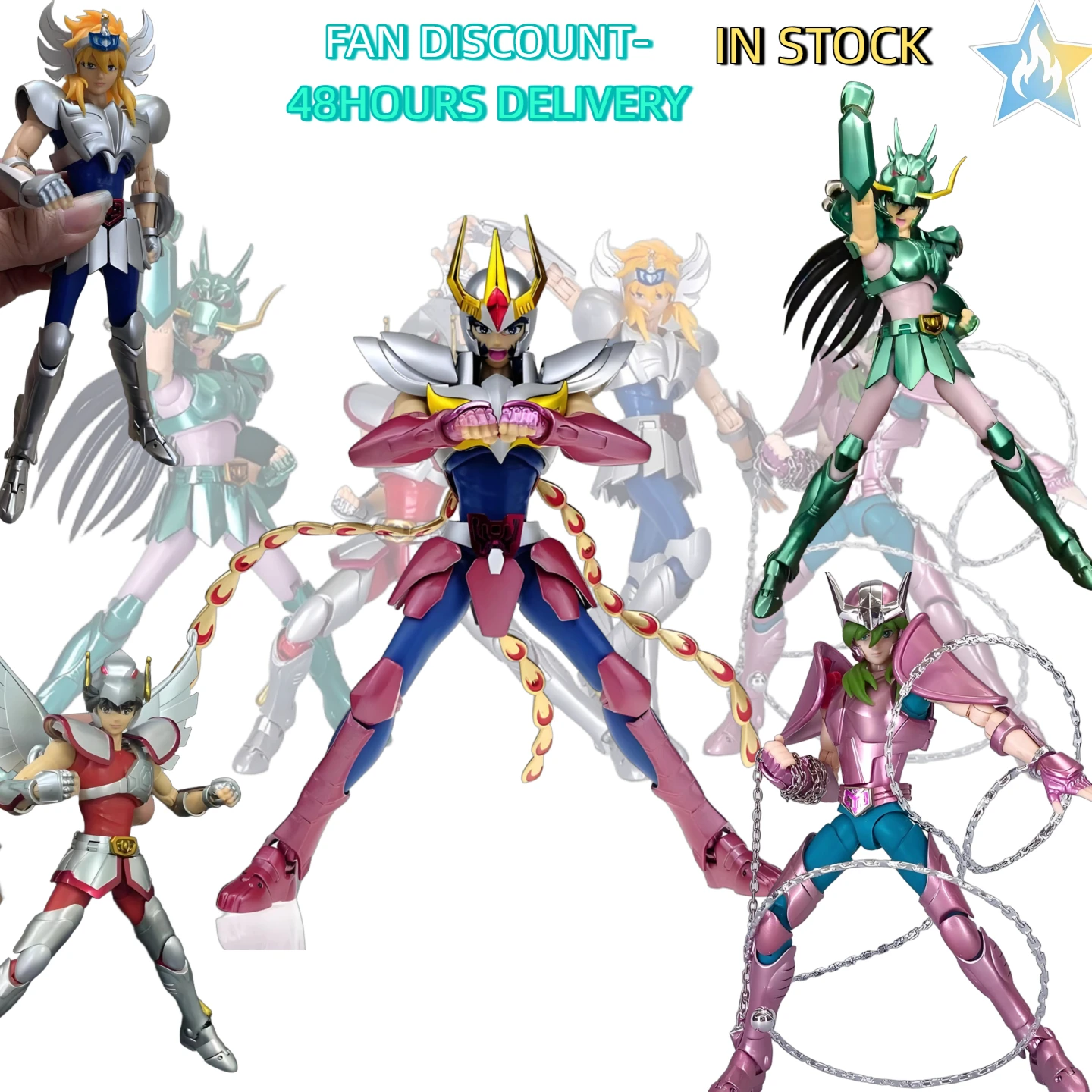 В наличии: GT White Swan/Pegasus/Dragon/Andromeda/Phoenix, 20th Anniversary Early Edition 25 Bronze Saint Cloth Saints EX
В наличии: GT White Swan/Pegasus/Dragon/Andromeda/Phoenix, 20th Anniversary Early Edition 25 Bronze Saint Cloth Saints EX