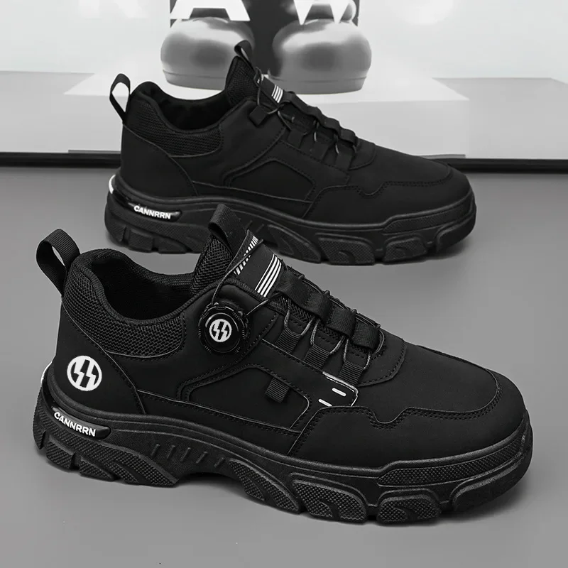 New Breathable Workwear Shoes Trendy Thick Soled Anti Slip White Casual Skateboard Shoe Ankle Boots Autumn Men's Sneakers
New Breathable Workwear Shoes Trendy Thick Soled Anti Slip White Casual Skateboard Shoe Ankle Boots Autumn Men's Sneakers