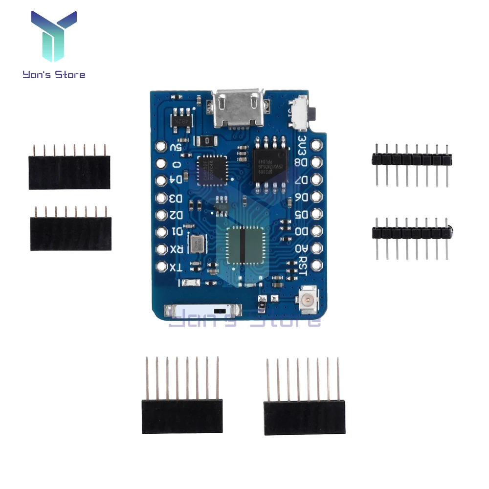 1 шт. ESP8266 CH9102 NodeMcu Lua Mini 4 Мб 16 Мб USB D1 PRO CH9102 Модернизированный модуль макетной платы с Wi-Fi 5 в 1 а с контактами
1 шт. ESP8266 CH9102 NodeMcu Lua Mini 4 Мб 16 Мб USB D1 PRO CH9102 Модернизированный модуль макетной платы с Wi-Fi 5 в 1 а с контактами