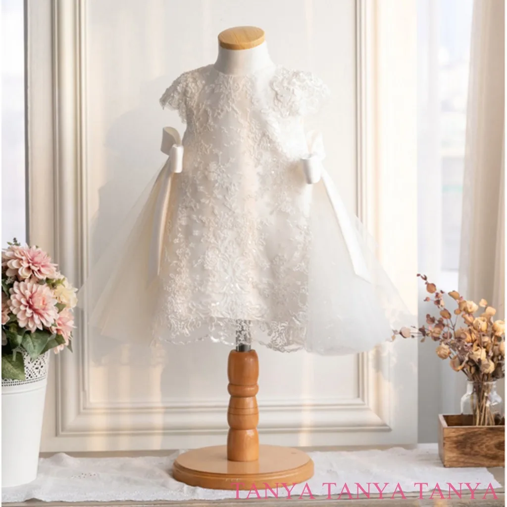 Delicate Classy Lace Flower Girl Dresses Top-quality Children's Birdesmaid Dress With Bow Decoration For Special Occasion SWD893
Delicate Classy Lace Flower Girl Dresses Top-quality Children's Birdesmaid Dress With Bow Decoration For Special Occasion SWD893