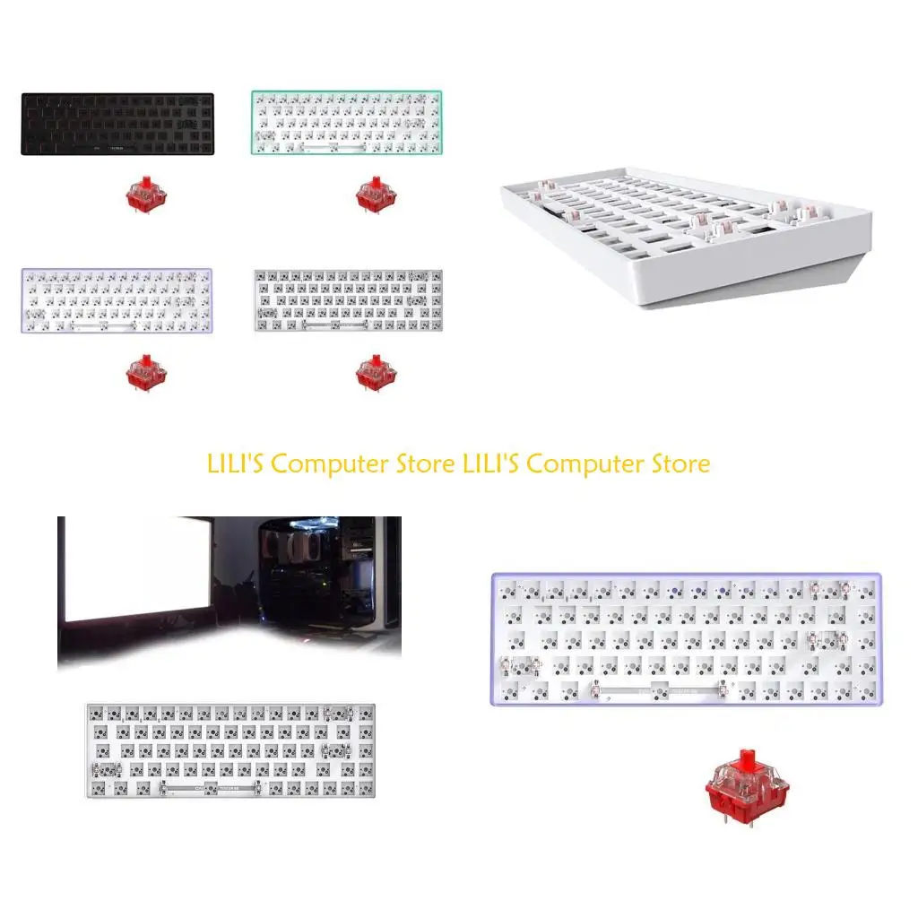 A52B Комплект клавиатуры с возможностью горячей замены, Bluetooth-совместимый 5.0 с беспроводным USB-приемником 2,4G для средняя
A52B Комплект клавиатуры с возможностью горячей замены, Bluetooth-совместимый 5.0 с беспроводным USB-приемником 2,4G для средняя