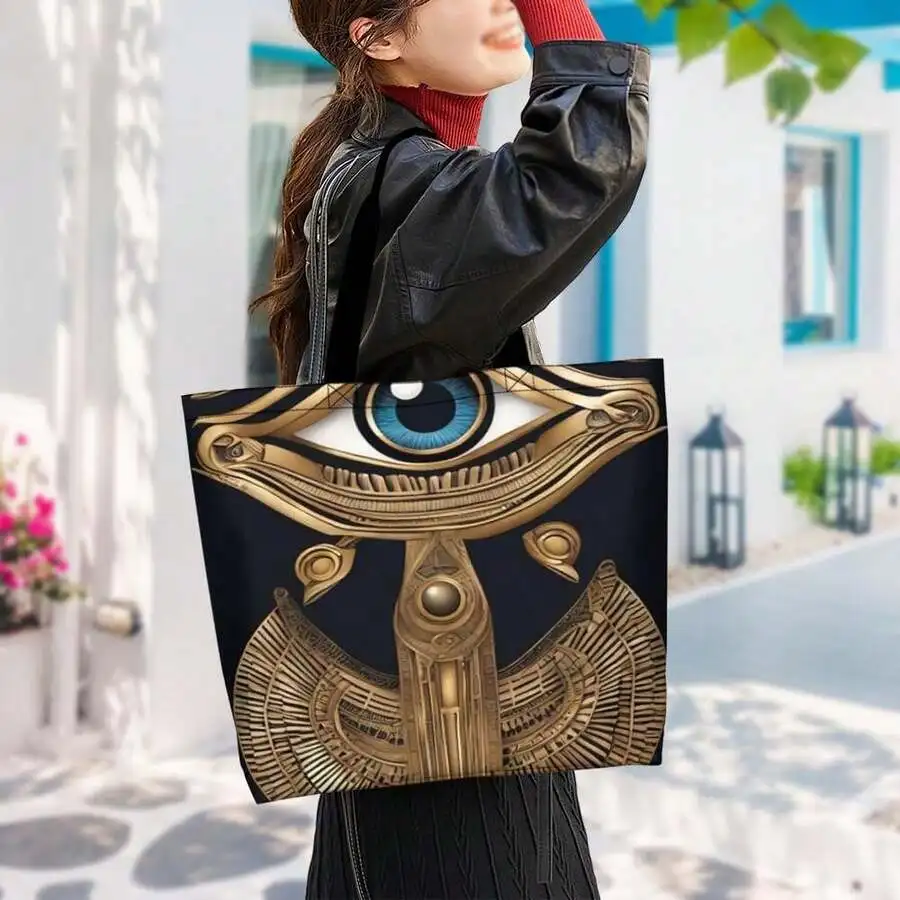 Eye Of Horus Graphic Tote Bag Egyptian Symbol Unisex Casual Shopping Bag For Adults
Eye Of Horus Graphic Tote Bag Egyptian Symbol Unisex Casual Shopping Bag For Adults
