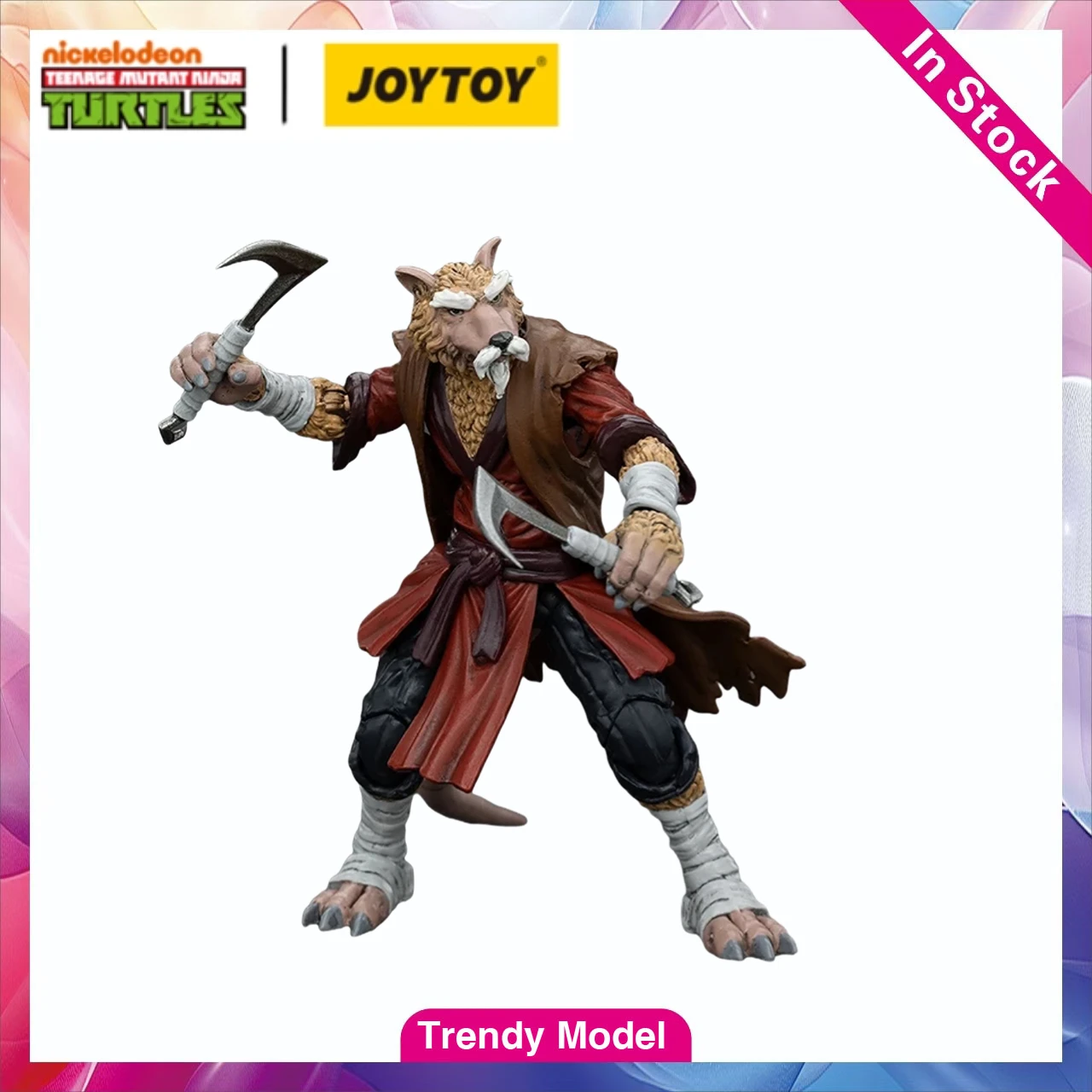 【TM】 JOYTOY TMNT-Splinter Scale 1/18 Action Figure Model Toys Gifts
【TM】 JOYTOY TMNT-Splinter Scale 1/18 Action Figure Model Toys Gifts
