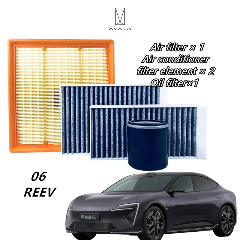Filter element set for AVATR 06 REEV,Air/AC/Oil Filter Elements,Efficient filtration,Activated carbon
Filter element set for AVATR 06 REEV,Air/AC/Oil Filter Elements,Efficient filtration,Activated carbon