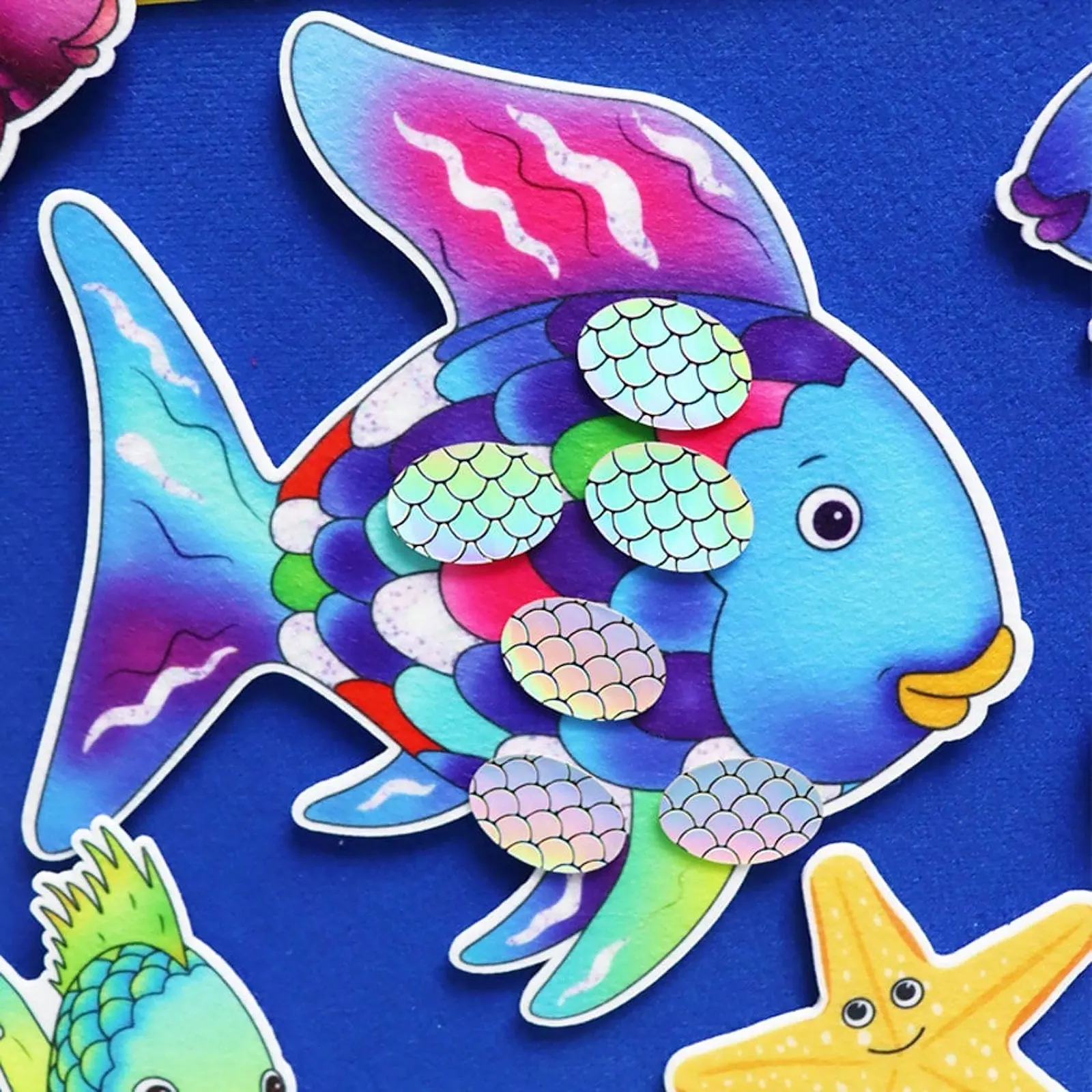 17Pcs “The Rainbow Fish” Felt Story Set for Kids - Educational Early Learning Friendship Storytelling Props
17Pcs “The Rainbow Fish” Felt Story Set for Kids - Educational Early Learning Friendship Storytelling Props