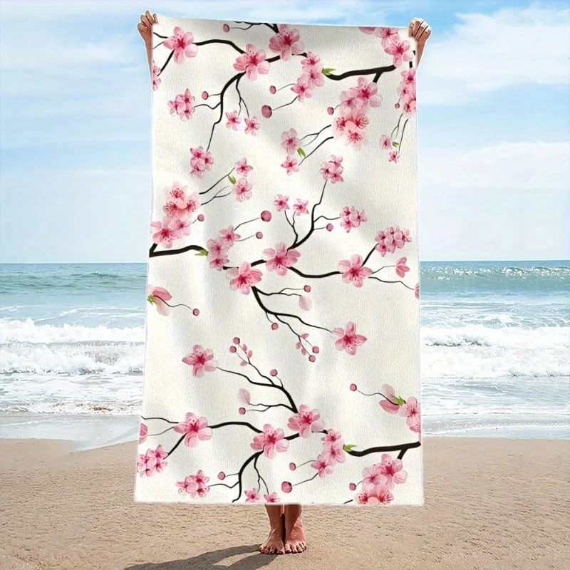 Absorbent Lightweight Beach Towel with Beautiful Botanical Pattern - Perfect for Beach Pool and Spa
Absorbent Lightweight Beach Towel with Beautiful Botanical Pattern - Perfect for Beach Pool and Spa
