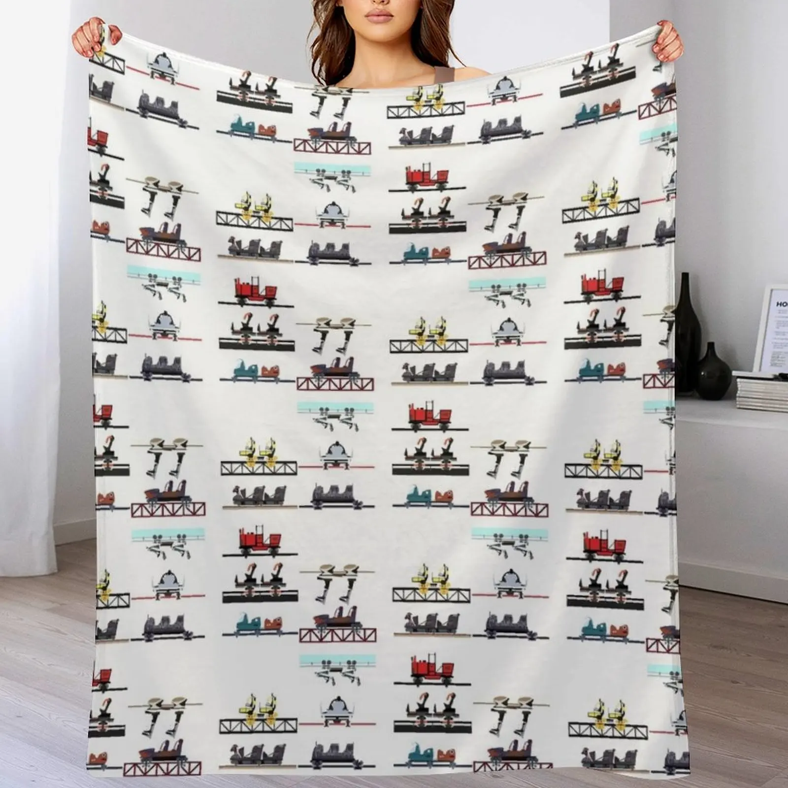 Alton Towers Coaster Cars Design Designer Throw Blanket Shaggy Furry Soft Blanket for Bedroom Living Room
Alton Towers Coaster Cars Design Designer Throw Blanket Shaggy Furry Soft Blanket for Bedroom Living Room