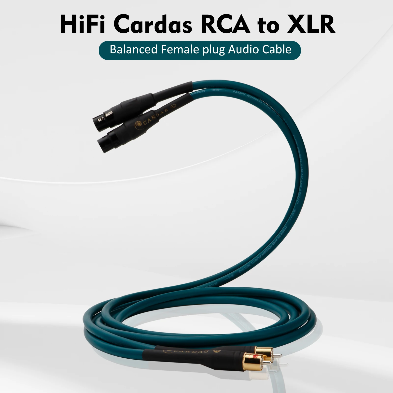 Pair HiFi Cardas RCA to XLR Balanced Female plug Audio Cable Cardas Cross Audio Amplifier CD DVD player RCA interconnect cable
Pair HiFi Cardas RCA to XLR Balanced Female plug Audio Cable Cardas Cross Audio Amplifier CD DVD player RCA interconnect cable