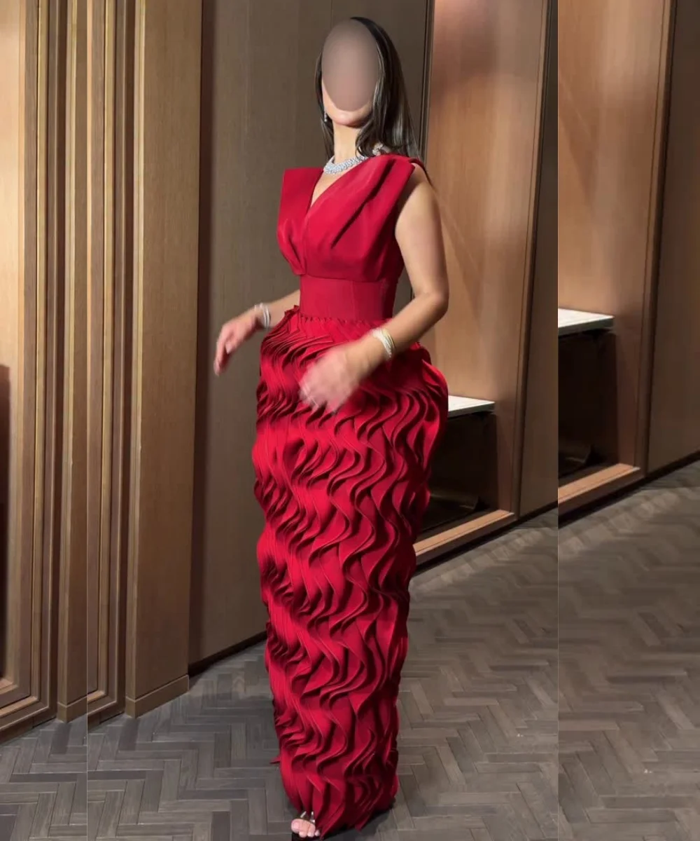 Customized High Quality Jersey Pleat Straight V-neck Long Bespoke Occasion Party Dresses Exquisite Chinese Style
Customized High Quality Jersey Pleat Straight V-neck Long Bespoke Occasion Party Dresses Exquisite Chinese Style