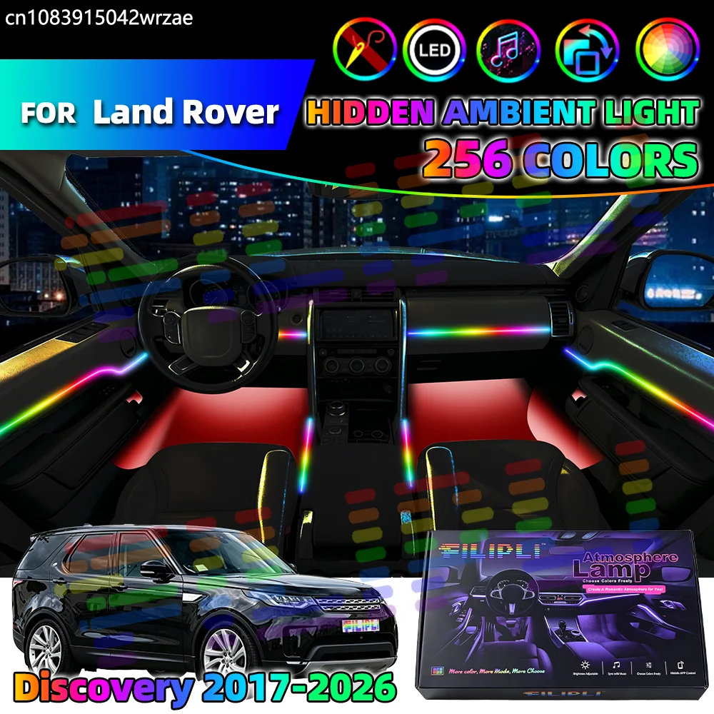 10 in 1 For Land Rover Discovery 2017-2026 Years Car Interior Ambient Lights Strips Breathing Lighting Kit App Control Auto LED
10 in 1 For Land Rover Discovery 2017-2026 Years Car Interior Ambient Lights Strips Breathing Lighting Kit App Control Auto LED