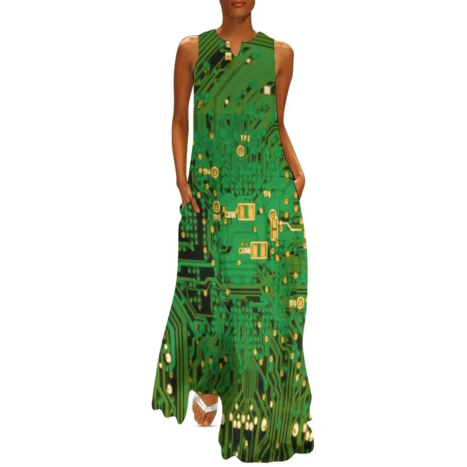 Circuit Board Long Dress dresses summer Dress for girls Casual dresses birthday dresses for women Dress
Circuit Board Long Dress dresses summer Dress for girls Casual dresses birthday dresses for women Dress