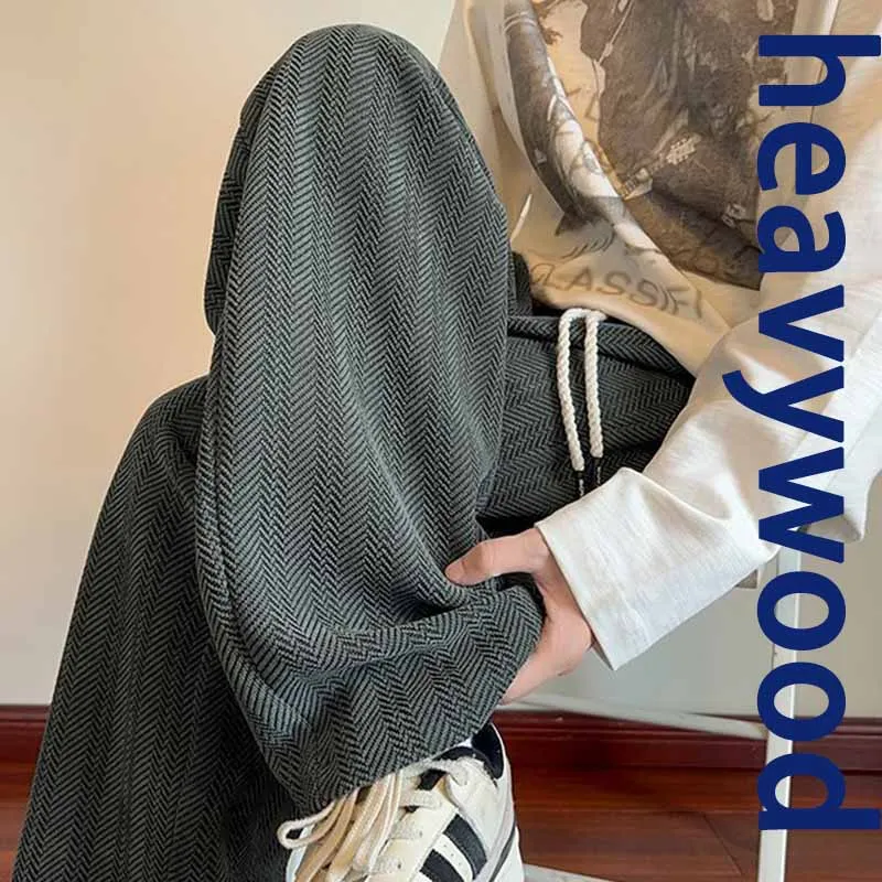 2026 Autumn/Spring Men Wheat Grain Jacquard Pants Wide Leg Pants for Teenagers, Loose Straight Leg Hanging Casual Sweatpants
2026 Autumn/Spring Men Wheat Grain Jacquard Pants Wide Leg Pants for Teenagers, Loose Straight Leg Hanging Casual Sweatpants