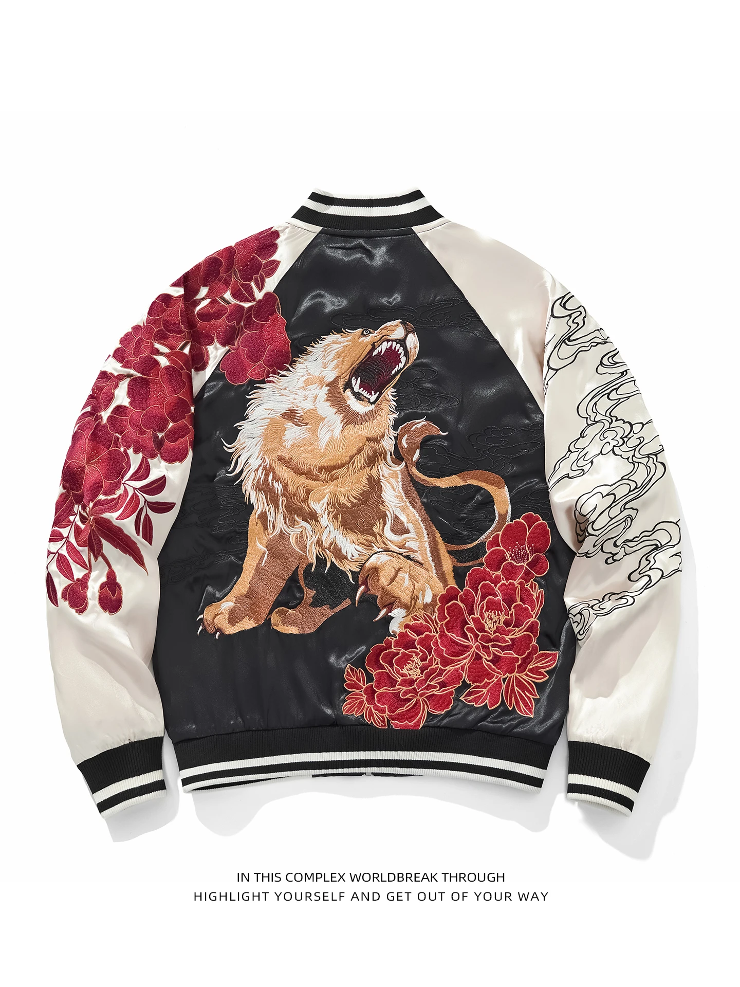 SUKAJAN Monkey Embroidery Jacket Lion Heavyweight Casual Baseball Style Coat for Men And Women Teenagers Standard Fit Zipper ...
SUKAJAN Monkey Embroidery Jacket Lion Heavyweight Casual Baseball Style Coat for Men And Women Teenagers Standard Fit Zipper ...