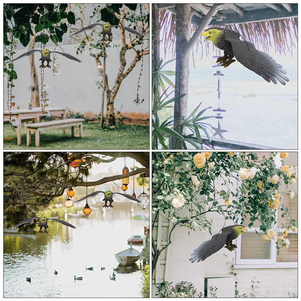 4Pcs Realistic Eagle Plastic Ornaments Hanging Outdoor Decor Simulation Garden Yard Desktop Adornment Plastic Bird Statue
4Pcs Realistic Eagle Plastic Ornaments Hanging Outdoor Decor Simulation Garden Yard Desktop Adornment Plastic Bird Statue
