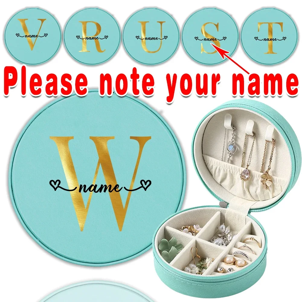 Customized Name Double Jewelry Storage Box Pocket Earring Necklace Display Case Protection Jewelry Organizer Portable Makeup Bag
Customized Name Double Jewelry Storage Box Pocket Earring Necklace Display Case Protection Jewelry Organizer Portable Makeup Bag