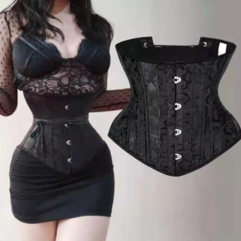 Gothic Solid Color Lift Up Female Waist Corset Wide Spandex Belt Women Fashion Slimming Waistband Adjustable Corsets
Gothic Solid Color Lift Up Female Waist Corset Wide Spandex Belt Women Fashion Slimming Waistband Adjustable Corsets