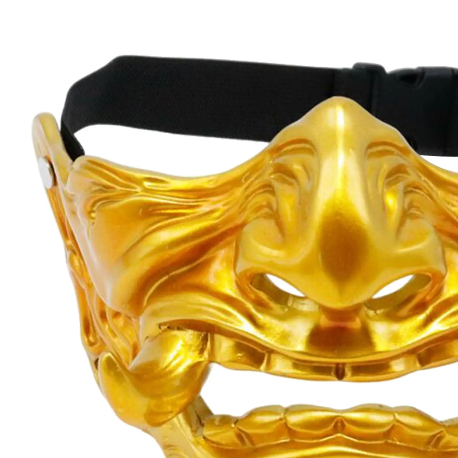 Samurai Half Face Mask - Exquisite Craftsmanship for Cosplay Fans
Samurai Half Face Mask - Exquisite Craftsmanship for Cosplay Fans