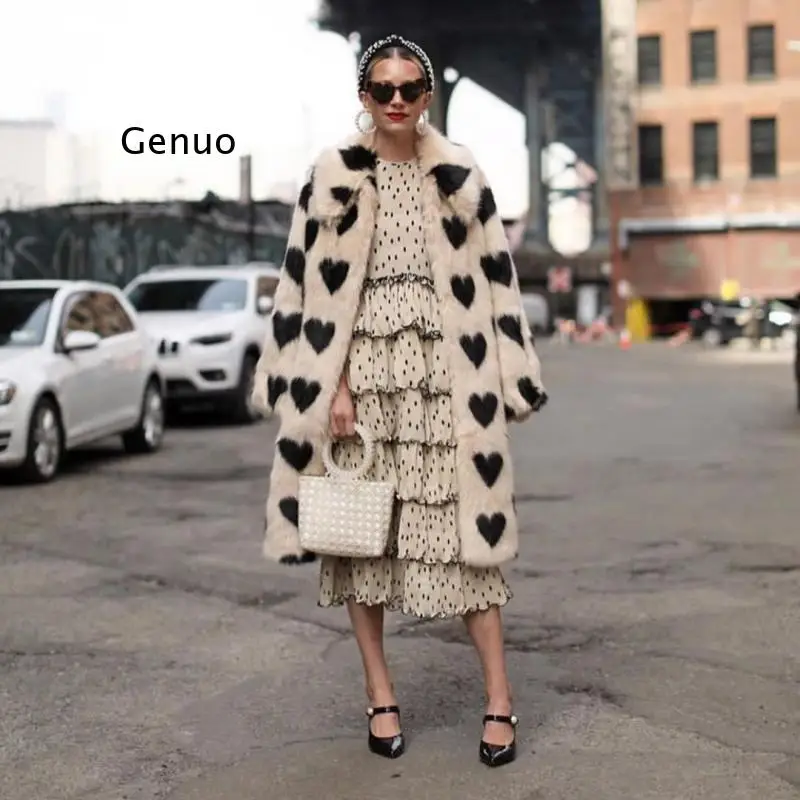 Long Imitation Fur Coat, Thickened New Plush White Heart-Shaped Coat, Women's Warm One-Piece Long Fur Coat, Women's
Long Imitation Fur Coat, Thickened New Plush White Heart-Shaped Coat, Women's Warm One-Piece Long Fur Coat, Women's