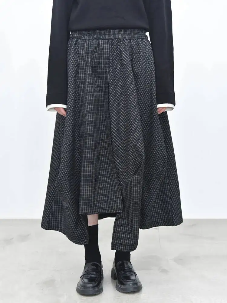 High Elastic Waist Black Plaid Irregular Cut Hem Bud Half-body Skirt Women Fashion New Spring Autumn 2026 JDEF
High Elastic Waist Black Plaid Irregular Cut Hem Bud Half-body Skirt Women Fashion New Spring Autumn 2026 JDEF