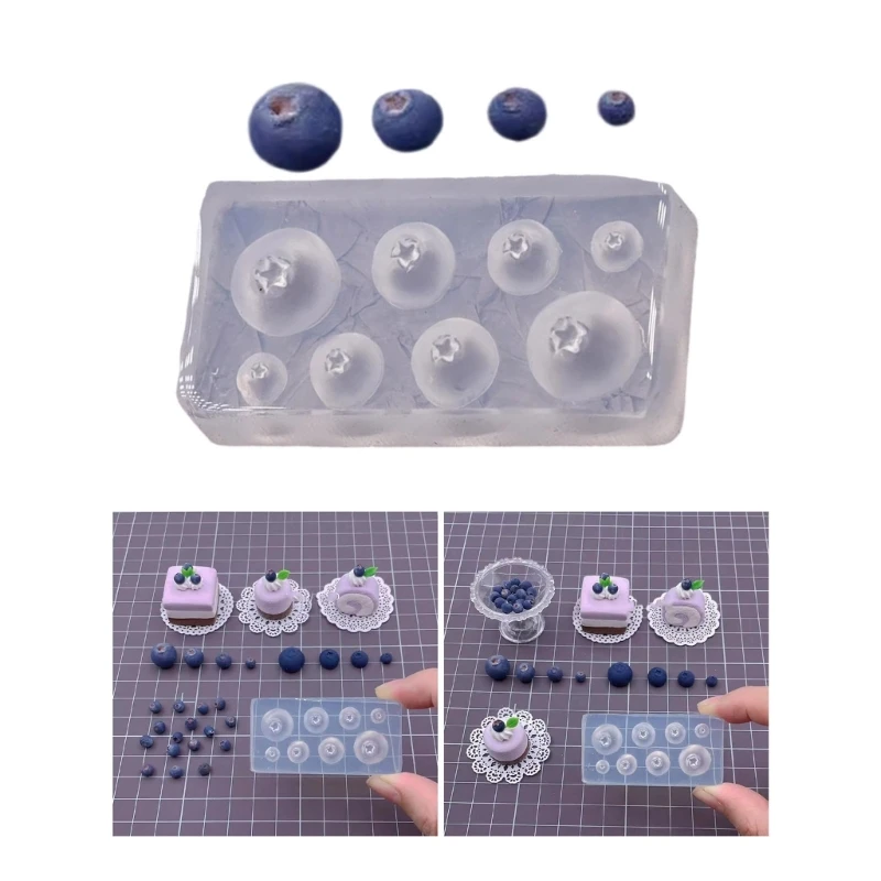 DIY Cute Miniature Fruit Theme Treats Silicone Mold Handmade Food Crafts Mini Blueberry Shaped Mould Cake Decorating Tool
DIY Cute Miniature Fruit Theme Treats Silicone Mold Handmade Food Crafts Mini Blueberry Shaped Mould Cake Decorating Tool