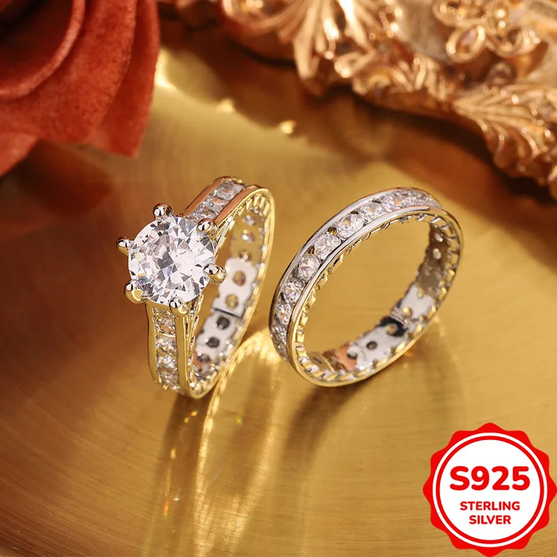 Genuine and Versatile Authentic S925 Silver Six-claw Zircon Light Luxury Simple Double-layer Women's Ring
Genuine and Versatile Authentic S925 Silver Six-claw Zircon Light Luxury Simple Double-layer Women's Ring