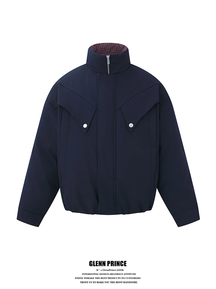 GPstudio2025 American Retro Plaid Stand Collar Cotton Jaet Men's Warm Quilted Coat ort Loose Fit Casual Youth Sle
GPstudio2025 American Retro Plaid Stand Collar Cotton Jaet Men's Warm Quilted Coat ort Loose Fit Casual Youth Sle