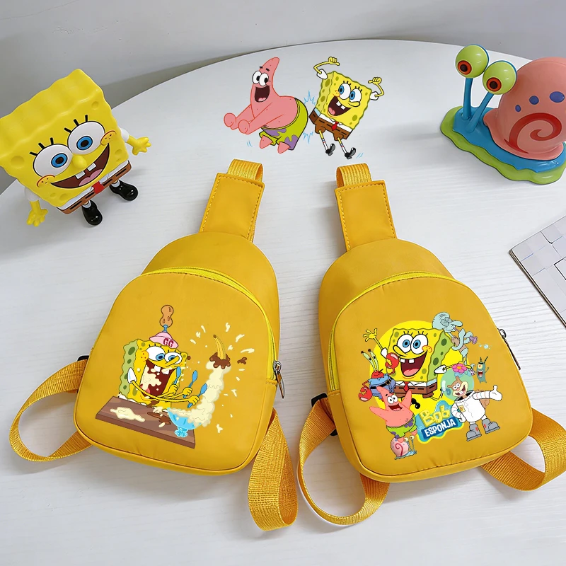 Cute SpongeBobs Outdoor Chest Pack Girl Boys Movie Anime Crossbody Bag Student Daily Shoulder Bag Woman Sport Travel Phone Pouch
Cute SpongeBobs Outdoor Chest Pack Girl Boys Movie Anime Crossbody Bag Student Daily Shoulder Bag Woman Sport Travel Phone Pouch