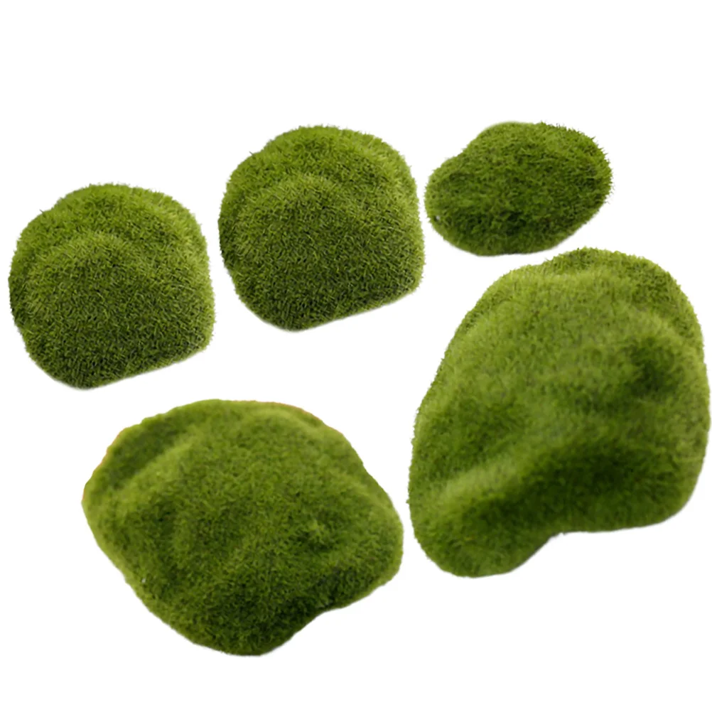 5pcs Artificial Moss Stones Faux Mossy Rock Decor For Garden Bonsai Aquarium Landscape Moss Stone Ornament Fake Rocks
5pcs Artificial Moss Stones Faux Mossy Rock Decor For Garden Bonsai Aquarium Landscape Moss Stone Ornament Fake Rocks