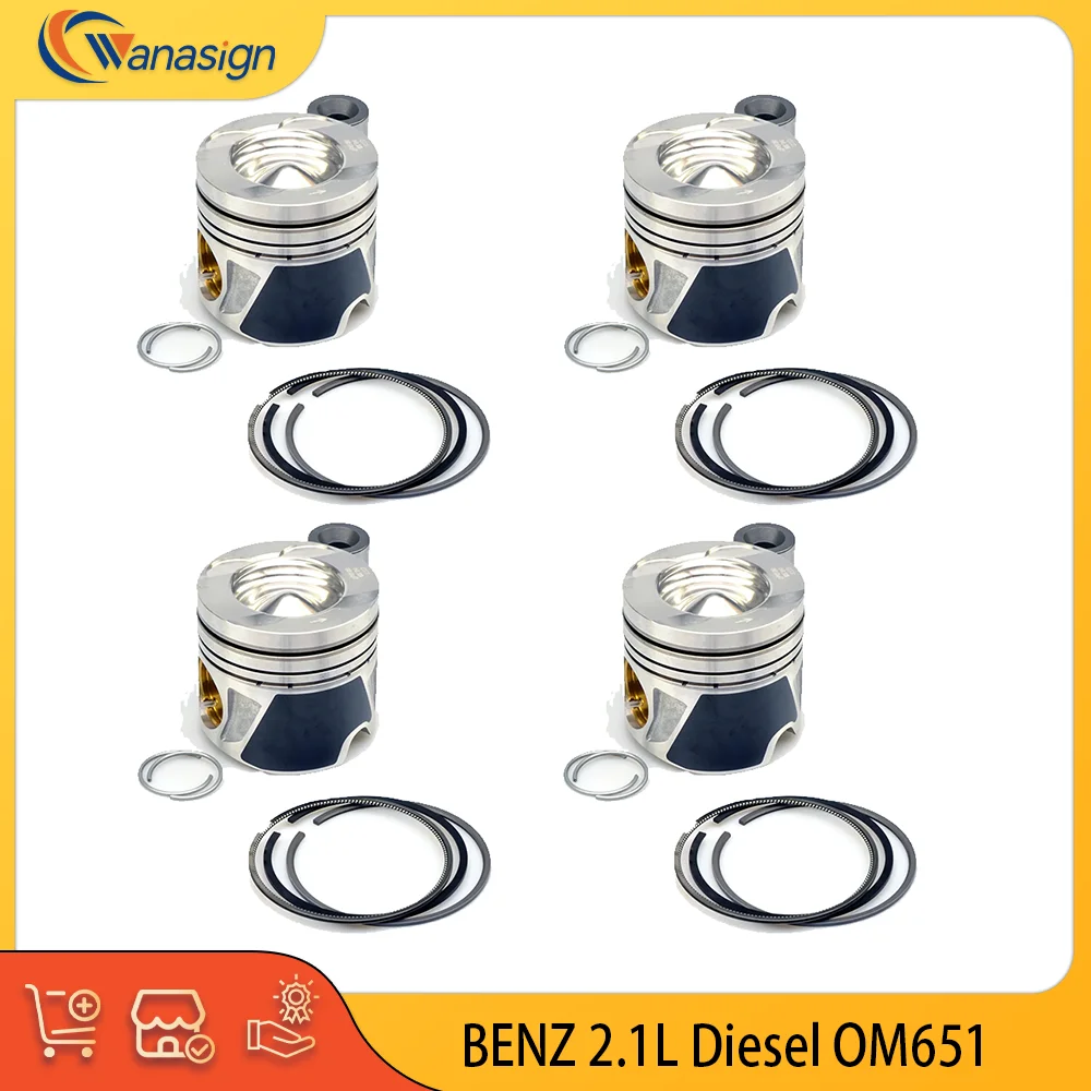 AUTO Engine Parts Piston & rings Set For MERCEDES-BENZ C CLS E GLK M S SLC SLK SPRINTER VIANO VITO MIXTO 2.1L Diesel 06-24
AUTO Engine Parts Piston & rings Set For MERCEDES-BENZ C CLS E GLK M S SLC SLK SPRINTER VIANO VITO MIXTO 2.1L Diesel 06-24