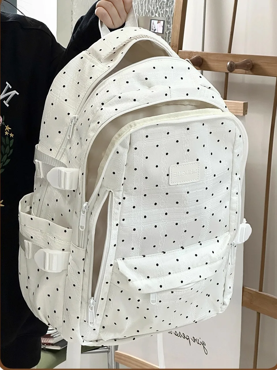 Korean Sle Sweet School Girl Large Capaci Lace Bapa Reduce Burden Class Bag for Junior And High School Students
Korean Sle Sweet School Girl Large Capaci Lace Bapa Reduce Burden Class Bag for Junior And High School Students