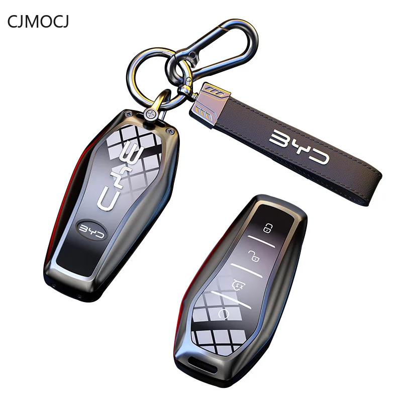 Zinc Alloy Key Cover Case for BYD Qin Plus DMI/Han/Qin L/Song/Seagull/Yuan Pro/Chaser/Tang/Dolphin/Seal (2024) - Key Fob Shell
Zinc Alloy Key Cover Case for BYD Qin Plus DMI/Han/Qin L/Song/Seagull/Yuan Pro/Chaser/Tang/Dolphin/Seal (2024) - Key Fob Shell