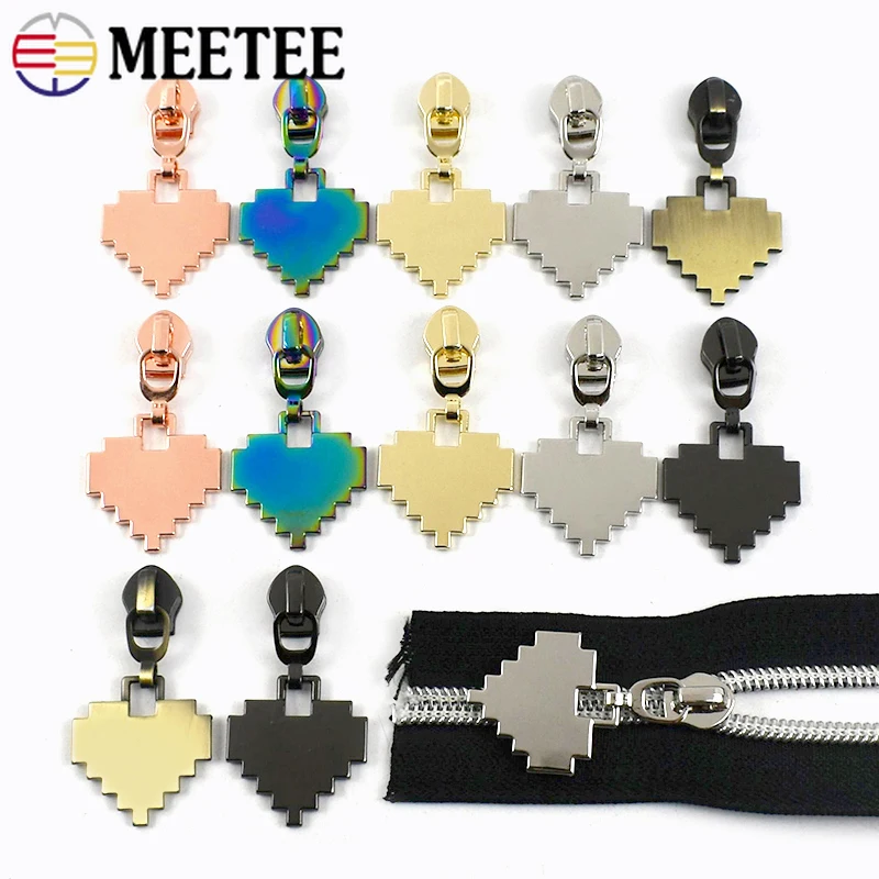 5-30Pcs 5# Heart Zipper Slider for Nylon Zippers Closures Bags Clothes Zips Puller Head Zip Repair Kits DIY Sewing Accessories
5-30Pcs 5# Heart Zipper Slider for Nylon Zippers Closures Bags Clothes Zips Puller Head Zip Repair Kits DIY Sewing Accessories