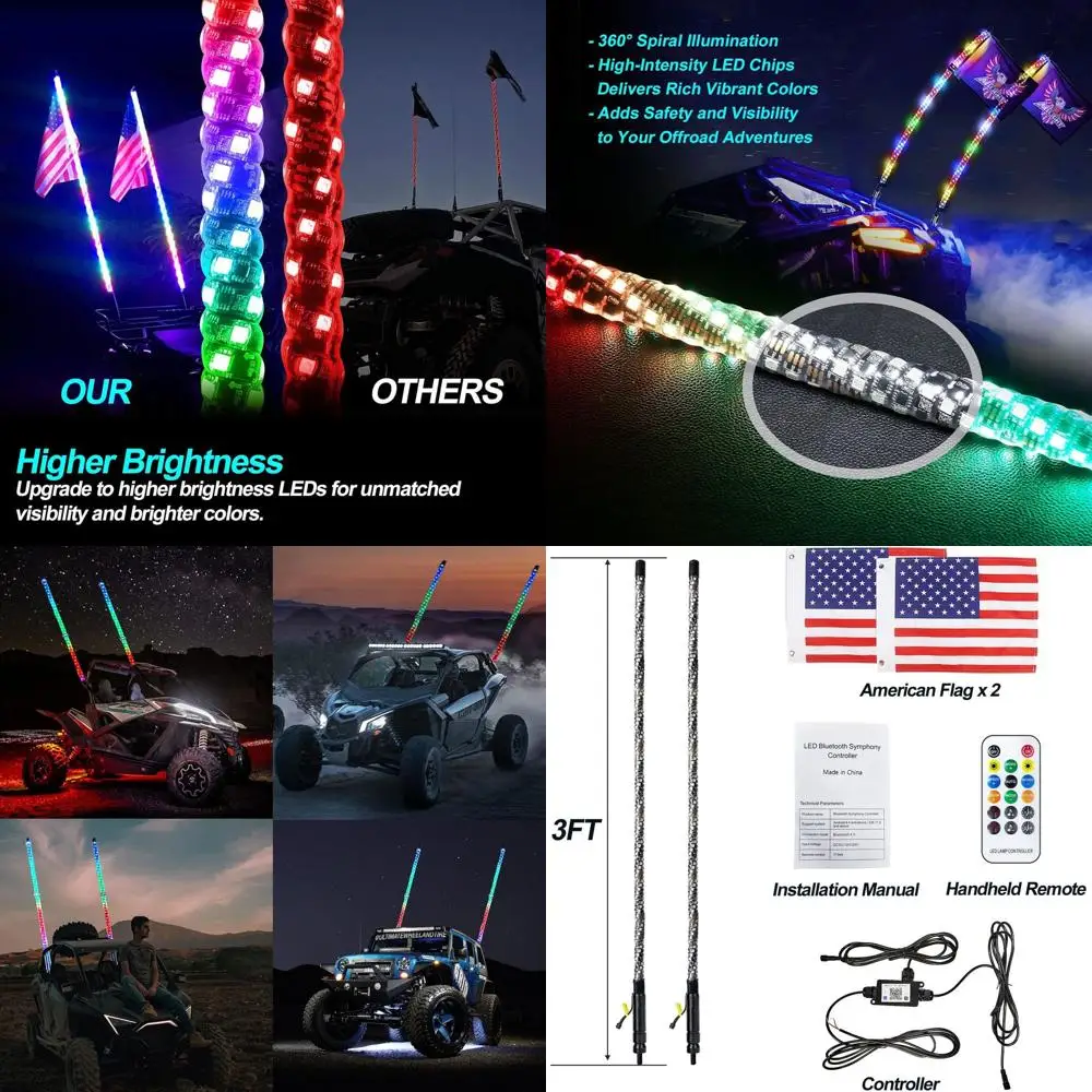 2 шт. 3 фута светодиодные гирлянды, RF беспроводной пульт дистанционного управления, 500 видов узоров, 600 видов цветовых комбинаций, RGR погоня с подсветкой антенны
2 шт. 3 фута светодиодные гирлянды, RF беспроводной пульт дистанционного управления, 500 видов узоров, 600 видов цветовых комбинаций, RGR погоня с подсветкой антенны