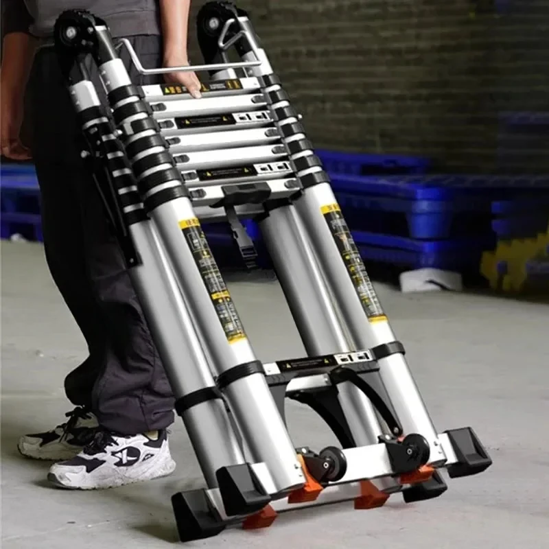 Home Kitchen Telescopic Ladder Aluminum Alloy Step Stools Multi-functional Engineering Ladder Portable Folding Straight Ladder
Home Kitchen Telescopic Ladder Aluminum Alloy Step Stools Multi-functional Engineering Ladder Portable Folding Straight Ladder