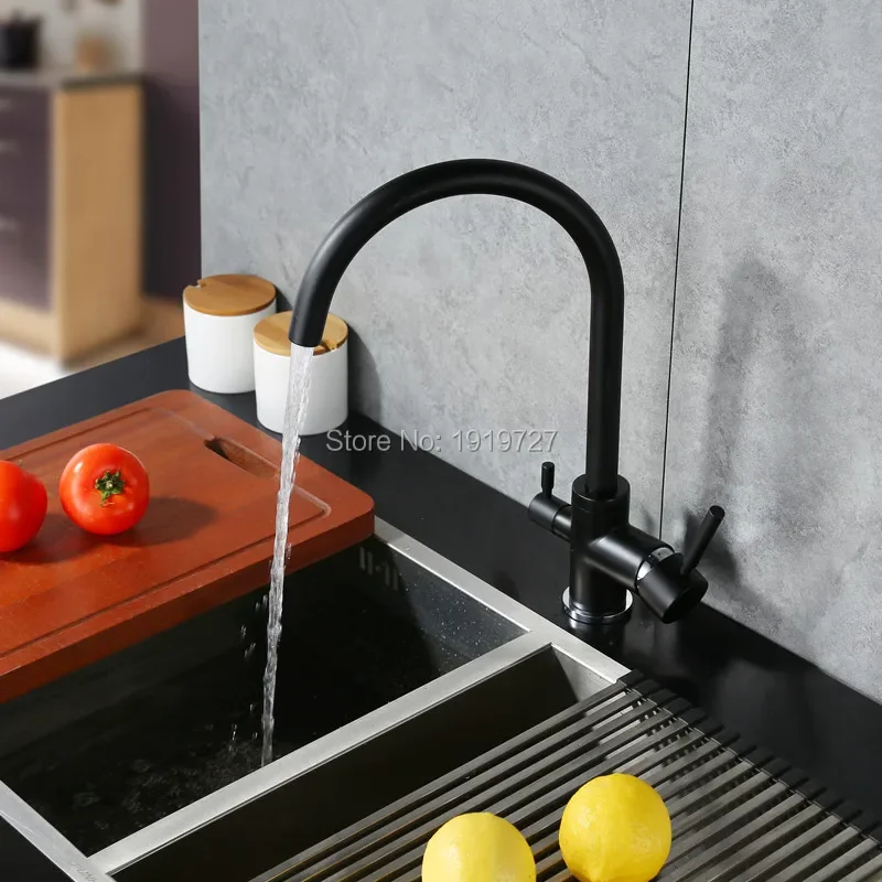 Newly Osmosis Water Filter Three way Sink Taps Mixer Swivel Water Purification 3 In 1 Kitchen Faucets Matte Black/Brushed Nickle
Newly Osmosis Water Filter Three way Sink Taps Mixer Swivel Water Purification 3 In 1 Kitchen Faucets Matte Black/Brushed Nickle