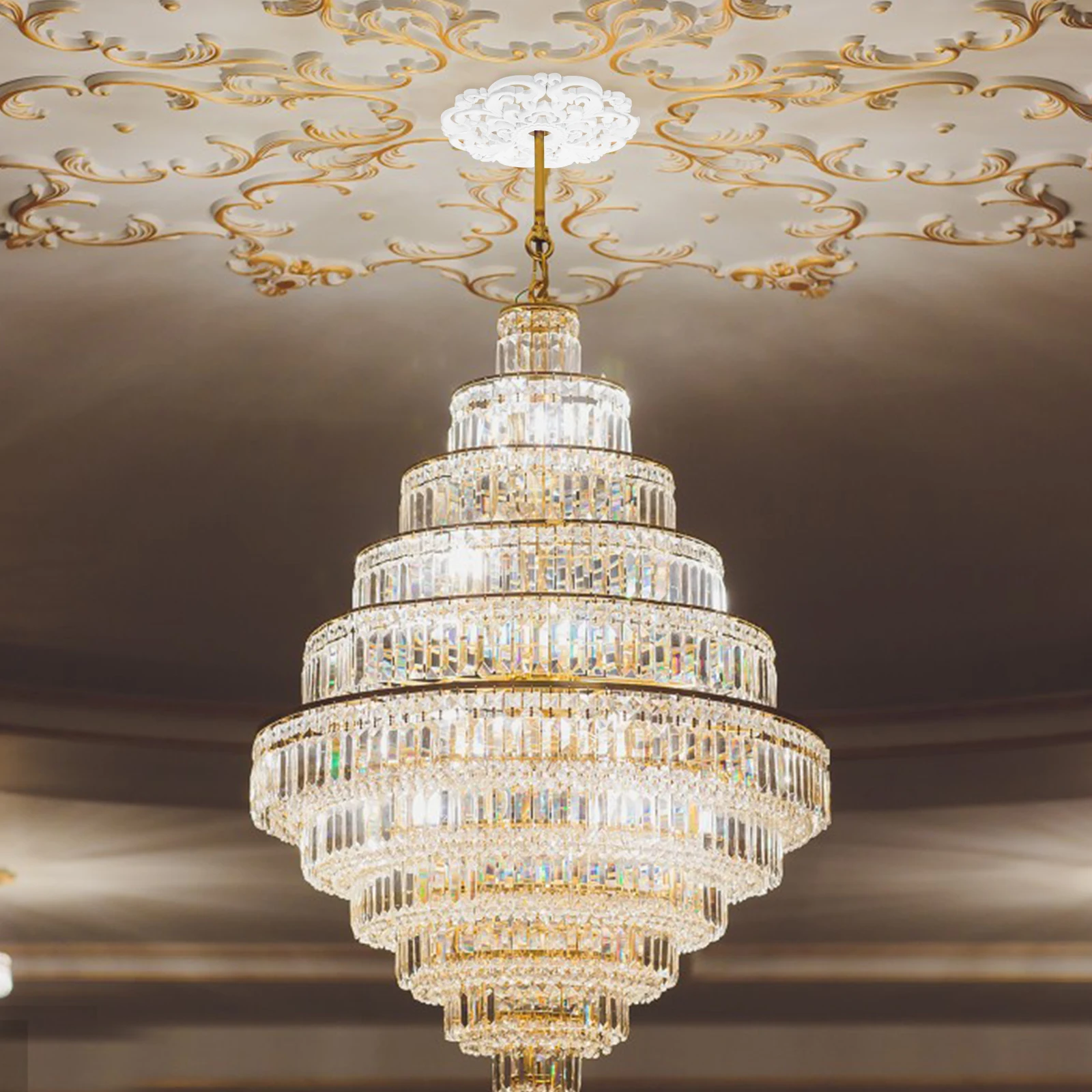 Ceiling Lamp Plate Medallion Decoration Bedroom Pendant Fan Mounting Elegant Carving Durability Easy Installation Versatile
Ceiling Lamp Plate Medallion Decoration Bedroom Pendant Fan Mounting Elegant Carving Durability Easy Installation Versatile