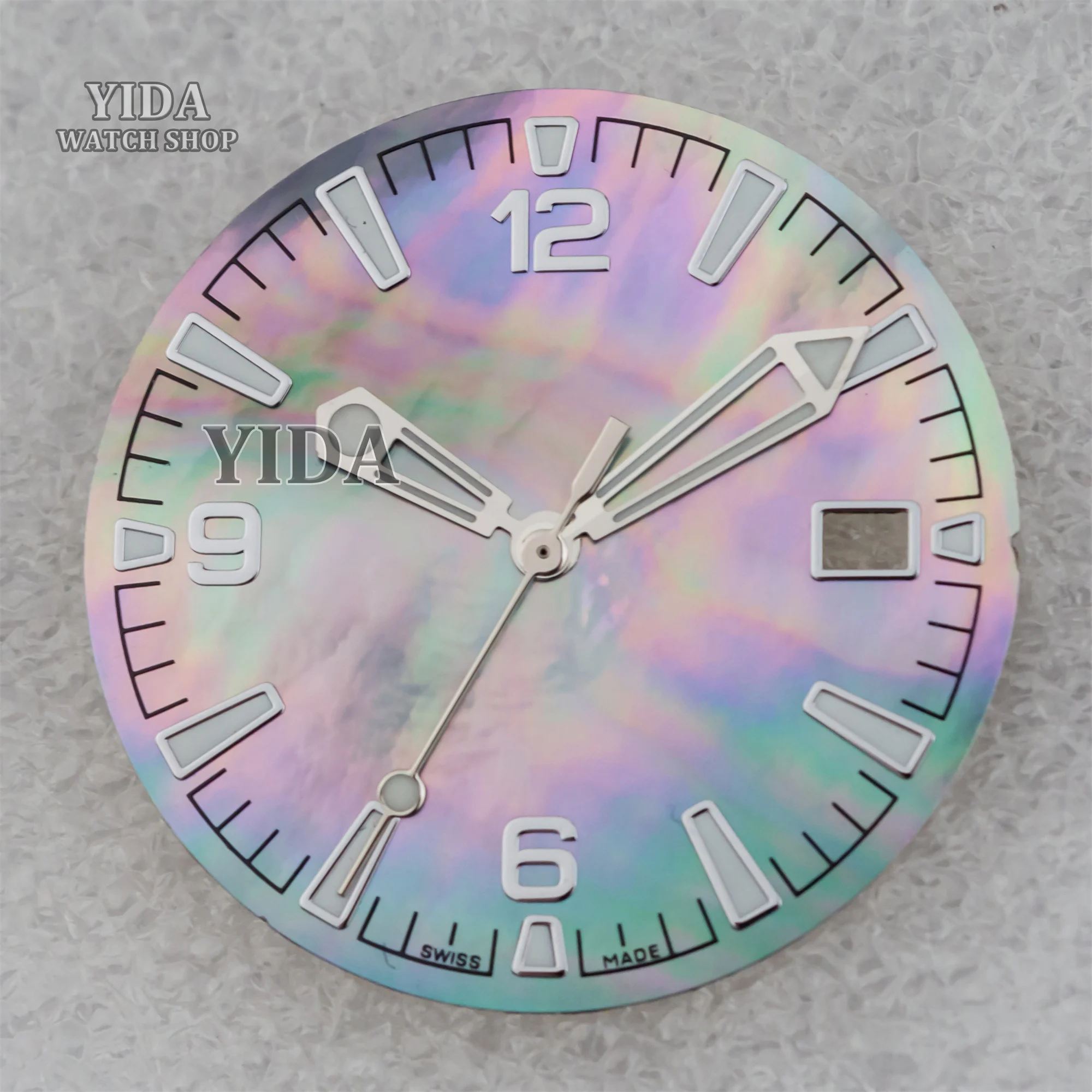 31mm Watch Dial Shell Dial NH35 Dial Green Luminous Face for Seamaster 300 Dial fit NH35 NH36 Mechanical Movement Replacements
31mm Watch Dial Shell Dial NH35 Dial Green Luminous Face for Seamaster 300 Dial fit NH35 NH36 Mechanical Movement Replacements