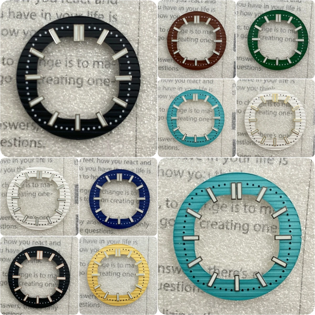 30.5mm No Logo Hollow Dial Fit NH38/NH70 Movement Green Luminous Custom Logo Watch Modification Accessories
30.5mm No Logo Hollow Dial Fit NH38/NH70 Movement Green Luminous Custom Logo Watch Modification Accessories