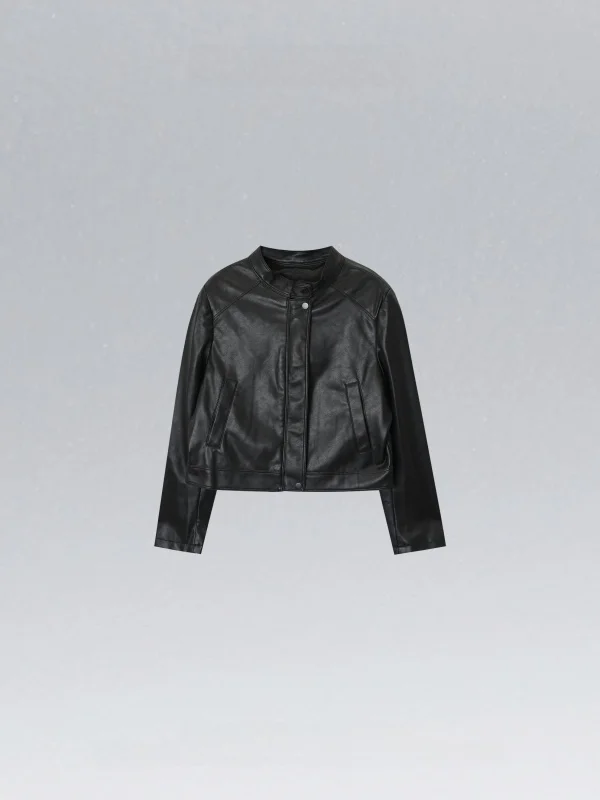 Retro Short Sleeve Leather Jacket Design Vintage Outerwear Women's Fashion Spring Season Artificial Leather No Brand Registered
Retro Short Sleeve Leather Jacket Design Vintage Outerwear Women's Fashion Spring Season Artificial Leather No Brand Registered