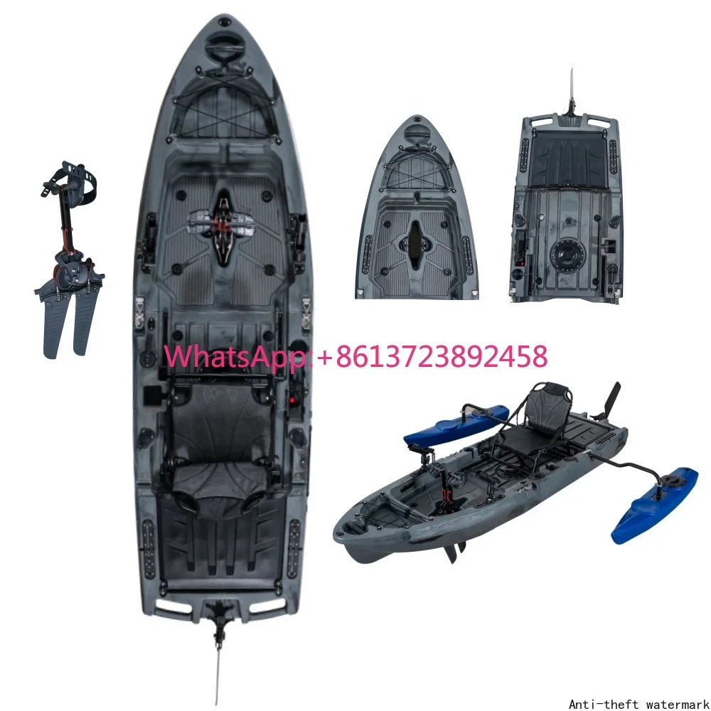 2026 Hot Selling-LSF New Design Fin Pedal Drive Kayak One Person 2.75m Modular Kayak 2 Section Detachable Fishing Boat for Sale
2026 Hot Selling-LSF New Design Fin Pedal Drive Kayak One Person 2.75m Modular Kayak 2 Section Detachable Fishing Boat for Sale